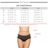 Calcinha das Mulheres do Atraco Underwear Tanga Lingerie Thong G String Briefs Lace Sexy Algodão Soft 4 Pack 201112