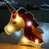 Linda Alpaca Flamingo Unicorn Lâmpada 3D Night Light Kids Presente Brinquedo Para Crianças Do Bebê Quarto Bedside Decoração Da Mesa De Mesa Luzes C0125