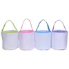 Easter Bunny Basket Blank Polyester Cloth Candy Egg Baskets for Easter Spring Party Kids Toys