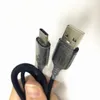 Handykabel Nylon geflochtene Zinklegierung Schnelllade-USB-Kabel Datenkabel mit LED-Anzeige für Typ-C-Micro-USB