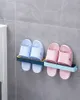 Bathroom Wall Mounted Slippers Hanger Shoes Organizer Family Storage Shoe Rack Can Space Saving Hanging