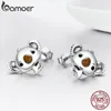 Véritable 100% 925 Sterling Silver Animal Mignon Koala Bear Boucles d'oreilles pour femmes Sterling Silver Bijoux Cadeau SCE381 200923