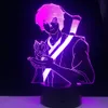 Zuko Anime Nightlight Avatar The Last Airbender Touch Butoon USB LED 7 Colors Anime Fans Gifts Home Decor Table Lamp308V