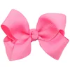 Baby Girls Barrette Bow Hair Clips Barn Hårtillbehör Ribbon Bowknot Hairpin Boutique Headwear Children Barrettes för småbarn QHC015