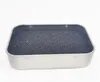 Rectangular Hinged Metal Storage Box Container with Lid,Multipurpose Portable Small Tin Boxes Empty Containers XB