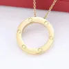 Anhänger Halskette Luxusdesigner Schmuck Edelstahl Volldiamant Anhänger Gold Silber Halsketten für Mann und Frauen Valentinstag Geschenke mit Samtbeutel 396