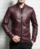 Men genuine leather jacket 2020 new spring and autumn slim zipper male split leather jacket teenager boy black brown P05