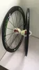 Neuestes Bike Carbon Räder weiß grüne Kaninchen Fahrradrad 700x25 mm Scheibenbremsen U -förmige Röhrenradfahrräder Tubulessosen