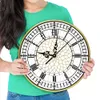 Big Ben Clock المعاصرة الحديثة على مدار الساعة الرجعية الصامتة غير الموقوتة الجدار مشاهدة الإنجليزية ديكور المنزل العظمى بريطانيا لندن هدية LJ204369392