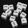 Whole 1919mm 2pcsset New Exotic Novelty Sex Dice Sex Products Adults Luminous Dice Love Ludo Galloping Dominoes for Adult Ga8529262