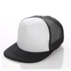 Plain Hip Hop Trucker Caps Snapbacks en blanco Mesh Designer Hats Ajustable para hombres Mujeres Sun Hat 11 colores Bwz2J