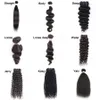 Grau 9A Brasileiro Onda Do Corpo Reto Onda Solta Kinky Curly Onda Profunda Cabelo 100 Não Transformados Brasileiro Virgem Cabelo Humano Weave Bun27539317