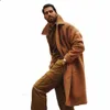 망 공식 정장 맞춤형 웨딩 턱시도 2021 잘 생긴 신랑 착용 느슨한 긴 재킷 코트 두 조각 최고의 남자 정장 재킷 바지