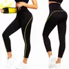 LAZAWG Néoprène Sauna Minceur Pantalon Gym Entraînement Chaud Thermo Sweat Sauna Capris Leggings Body Shapers Taille Formateur Pantalon Y220311