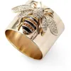 Cluster Ringe Luxus Exquisite Biene Form Inlaid Zirkon Ring für Frauen Mode Antike Wild Hochzeit Party Cocktailschmuck Zubehör