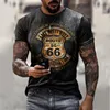 Мужские футболки мужские футболки 3D напечатанные летние негабаритные мода одежда O-образным вырезом Tee Tops 2022 Harajuku повседневная рубашки с коротким рукавом