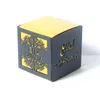 2022 EID Mubarak Party Hollow Candy Box Square Square Ramadan Мусульманская исламская свадьба конфеты благополучие сумки Сюй