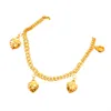 Herz-Kettenarmband für Damen, Charm-Schmuck, 18 Karat Gelbgold gefüllt, hübsches Mädchen, romantisches Geschenk