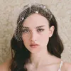 Headpieces Black Bridal Net Birdcage Veils Charming Wedding Veil Halloween Hats Fascinator Face Veil2380094