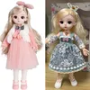 BJD Doll 1/6 30cm 13 joints Fashion Plastic Dolls Shoes Clothes Outfit Makeup Dress Up Baby Doll Toys for Girls Diy Gift LJ201031