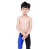Niños para hombres Natación Troncos de entrenamiento profesional Competición Pantalones de longitud de la rodilla Secado rápido Boxer Swim Shorts 5xl