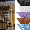 Black String Chain Curtain Shiny Tassel Line Curtains Window Door Divider Drape Living Room Decor Valance Home Decoration1