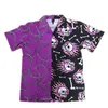 camisa havaiana roxa