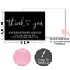 30 PCS Thank You Card for Your Order Card Supporting Business Small Shop Gift Decoration Greeting 1222070