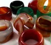 10pcs Whole Mix Huge Jade Thumb Ring Mens Womens Wide Agate Exquisite Finger Ring Retro Luxury Jewelry8529024