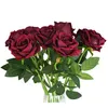 5 pcs 8 cm Fleur Artificielle Soie Rose Tête De Fleur De Mariage Maison Fête Décoration Diy Fleur jllMjh