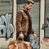 Veste en cuir véritable pour hommes avec capuche amovible Veste marron Manteau chaud en cuir véritable pour hommes 201128