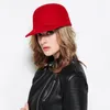 Spring girl hat Equestrian cap casual women hat equestrian cap, baseball cap grey black wool hat 201014