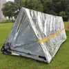 Slittato impermeabile Mylar Shelter Shelter Shelter Rifugio di emergenza per la tenda da campeggio Sporting Estate Emergency Center 240 * 160 cm