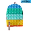 25 couleurs sac à dos Anime 3D Digital Rainbow Saclot adolescent Push Bubble Imprimé à l'école BookBag548G550A8623971