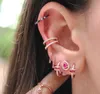 Hoop Huggie Birthstone CZ Small Earring 5 Colors Simple Minimal Mini Hoops Trendy Women Jewelry1