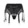 Comeonlover Lace Gothic Garter Panty Vintage sexy Frauen mit hoher Taille Jartiyer Lingerie Sheer Oberschenkel Strumpfstrumpfgürtel PI5182 201015