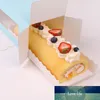 Long Cardboard Paper Cake Bakery Swiss Roll Cake Boxes Cookie Mooncake Box Baking Package Supplies LX2748