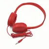 överhöriga hörlurar Headset Head Phones Mobiltillbehör 3.5mm Stereo Port Headband Style DipoSable Customized Airline Headphone