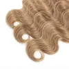 8 Ash Blonde Body Wave Weave Firmy 3 4 sztuki 1624 cali Indian Peruvian Remy Human Hair Extensions9459618