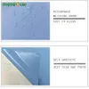 3M/5M/10M PVC Matt Waterproof Self Adhesive Wall Sticker Kitchen Cabinet Solid Wallpaper Kids Room Living Room Wall Decor 2012031913550