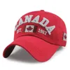 Czapki z daszkiem Przyloty Bawełna Gorras Kanada Czapka z daszkiem Flag Of Hat Snapback Adjuatable Mens Brand For Adult1