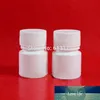 100pcs/lot 10g 10ml Mini Plastic Medicine Bottle with White Screw Cap Small Pill Packing Container Sample Vials