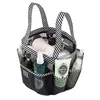 Taşınabilir duş sepeti çanta duş caddy tote örgü hızlı kuru banyo organizatör 8 cep yurt kampı için caddy yüzme9408968