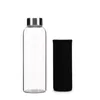 280ml 360ml 420 ml 550 ml szklane butelki wody BPA Bezpłatne odporne na wysoką temperaturę szklane szklane butelki wody Protable