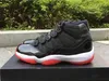 Cherry 11 High Basketball Shoes Mid Night Navy Blue Red Cool Grey Shoes Concord Sport Trainer With Real Carbon sneakers