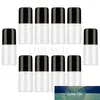 50 pçs / lote 1ml 2ml 3ml Rolo de vidro claro em óleos essenciais garrafa doterra contêiner perfume frascos de aromaterapia com bola de rolo