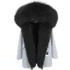 Kvinnor Winter Coats 20 Mao Mao Kong Mode Kvinnors Lyxiga Lamm Fur Parka Mongoliet Får Fur Hooded Coat Outwear Winter Jacket 201103