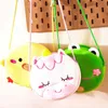 New Fashion Bambini Ragazze Borsa a tracolla Cute Unicorn Plush Animals Messenger Bag Kids Keys Portamonete Cute Princess Mini Handbag