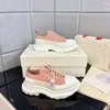 2022 homens mulheres piso escorregadio sapatos casuais plataforma sneaker plataforma alta triplo lace up canda moda chaussures tamanho 35-40 mkjkm0001