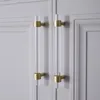 Modern Acrylic Kitchen Cabinet Knobs Handles Brass Gold Tbar Drawer Dresser Pulls Cupboard Closet Furniture Pull Handles Glass Hardware